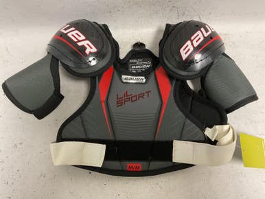 Used Bauer Lil Sport Youth Shoulder Pads Md 11855-s000199375