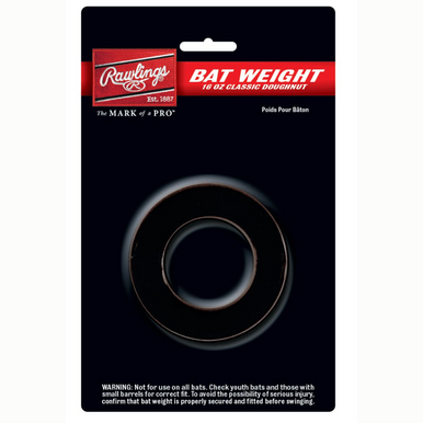 New Rawlings Doughnut Bat Weight 16oz 11855-tnrbw16