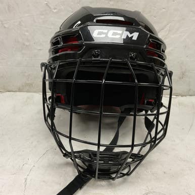 Used Ccm Tacks 70 Helmet Cage Combo Black Md 11855-s000199534