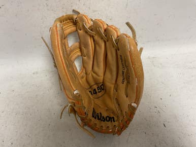 Used Wilson A450 A0450bbel3 Baseball Glove Rh Throw Tan 11 1 2" 11855-s000199636