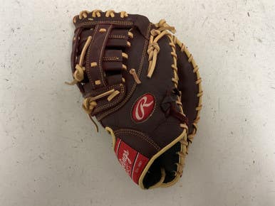 Used Rawlings Sandlot Sfm18s Baseball First Base Rh Throw Maroon 12 1 2" 11855-s000199755