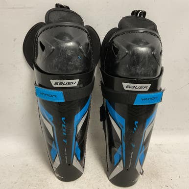 Used Bauer Volt Junior Shin Guards Black 12" 11855-s000199829