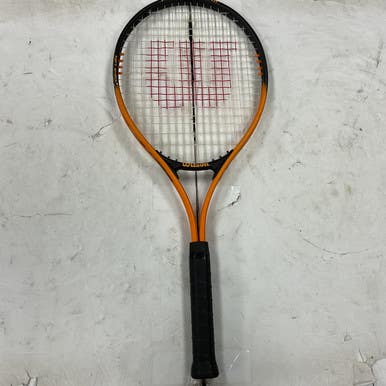 Used Wilson Titanium 3 Adult Tennis Racquet Orange 4 1 4" 11855-s000199874