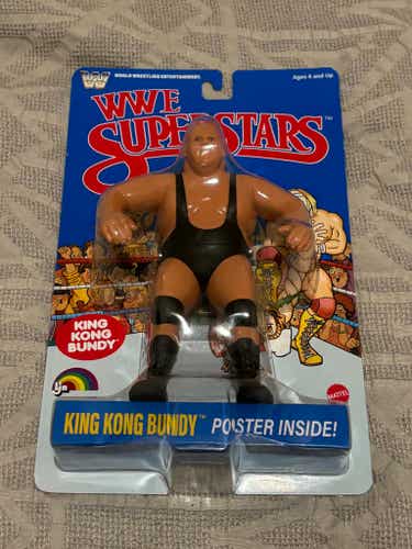King Kong Bundy WWE Mattel Superstars LJN Wave 2 Action Figure