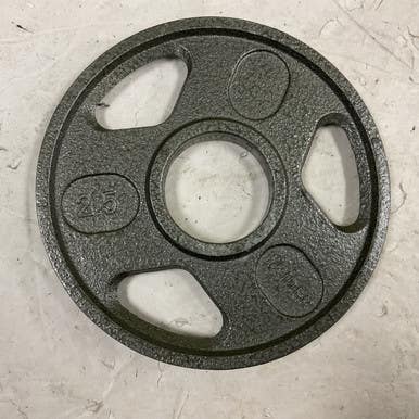 Used Weider Olympic Plate Grey 2.5 Lb 11855-s000200142