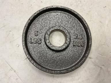 Used Olympic Plate Silver 5 Lb 11855-s000200111