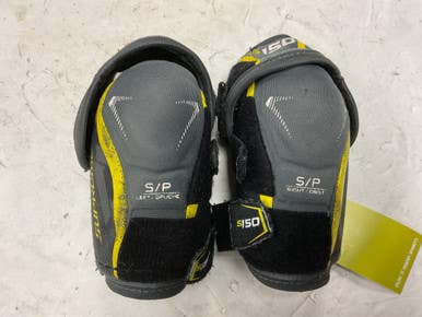 Used Bauer S150 Junior Elbow Pads Black And Grey Sm 11855-s000200125