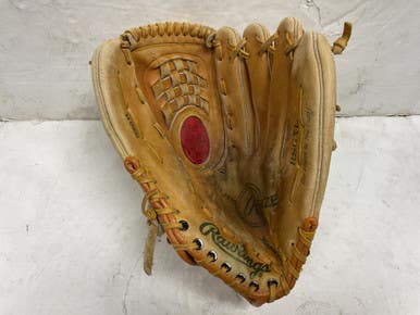 Used Rawlings Super Size Rsgxl Slowpitch Glove Rh Throw Tan 14" 11855-s000200130