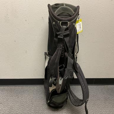 Used Taylormade Mens Stand Bag Black And Grey 11855-s000200782
