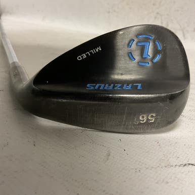 Used Lazarus Milled Forged Golf Wedge Mens Rh Black 56 Degree 11855-s000200780