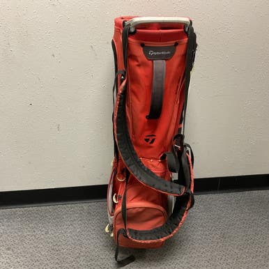 Used Taylormade Flextech Mens Stand Bag White Black Red 11855-s000201256