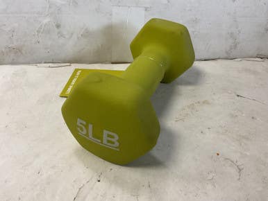 Used Hex Dumbbell Green 5 Lb 11855-s000202201