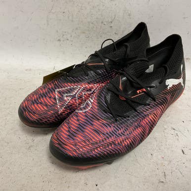 Used Puma Future 8 March Fg 108140-01 Soccer Cleats Black And Copper Senior 8.5 11855-s000202522