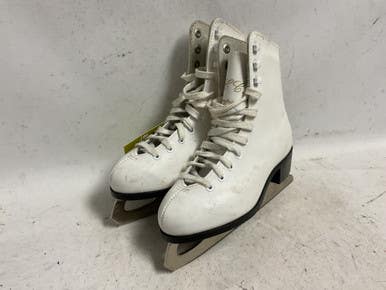 Used Ccm Champion Deluxe Girls Figure Skate White Junior 02 11855-s000203882