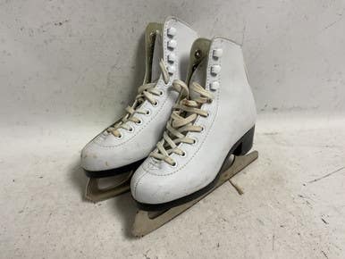 Used American Girls Figure Skate White Junior 02 11855-s000203881