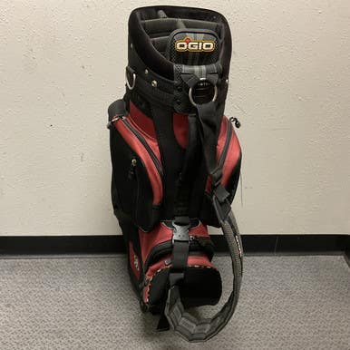 Used Ogio Monster Mens Cart Bag Black And Wine Red 11855-s000204277
