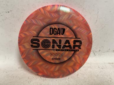 Used Dga Atmos Sonar Disc Golf Putter Pink 173g 11855-s000203984