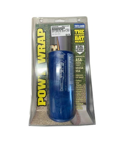 New Pow'r Wrap 24oz Bat Weight Softball Bb Sb Training Aid Royal Blue 11835-c000204439