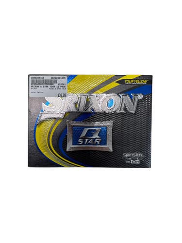 New Srixon Q Star Tour 12 Pack Golf Balls - Yellow 11835-s000205170