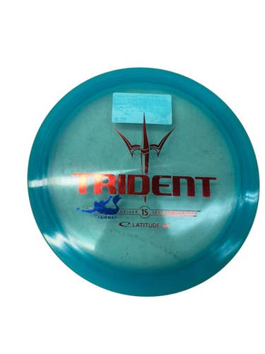 Used Latitude 64 15 Yr Anniversary Trident Disc Golf Driver Royal Blue 174g 11835-s000205663