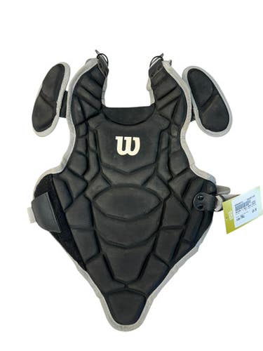 Used Wilson T- Ball Chest Protector Catchers Chest Protector Black And Grey T-ball 11835-s000205715