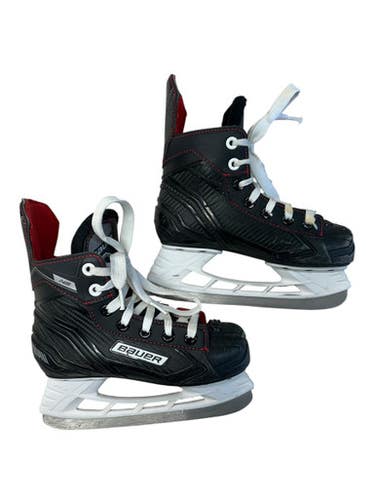 Used Bauer Ns Youth Hockey Skate White Black Red Youth 13.0 11835-s000205747
