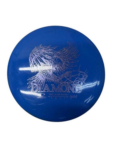 Used Latitude 64 Diamond Gold Disc Golf Driver Royal Blue 152g 11835-s000205876