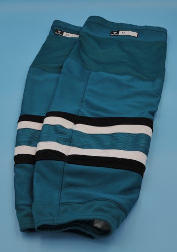 Fanatics San Jose Sharks game-used Teal Evolve socks size XL