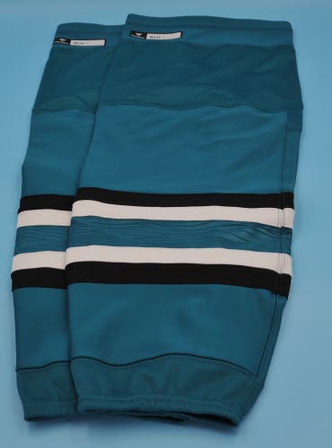Fanatics San Jose Sharks game-used Teal Evolve socks size XLK