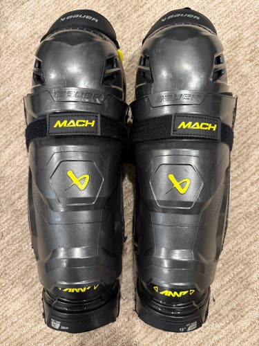 Intermediate Bauer Supreme Mach 13" Shin Pads (Used)