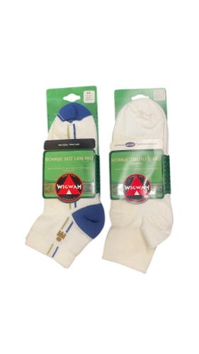 Wigwam Socks Ironman Fast Lane Pro & Triathlete Pro 2-Pack New LG Per Pack