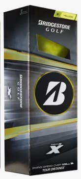 Bridgestone Tour B-X Golf Balls (Yellow, 3pk) 1 Sleeve 2026 NEW
