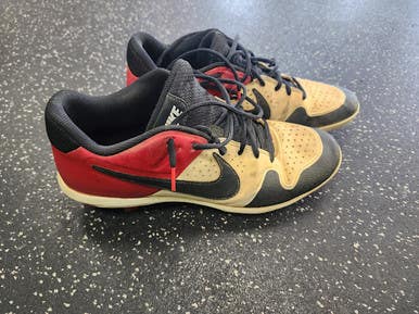 Used Nike Alpha Huarache Bb Sb Cleats White Black Red Senior 11 11849-s000040288