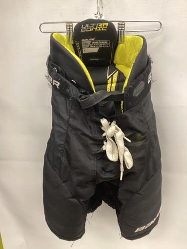 Used Bauer Supreme Ultra Sonic Youth Pant Black Lg 11851-s000039996