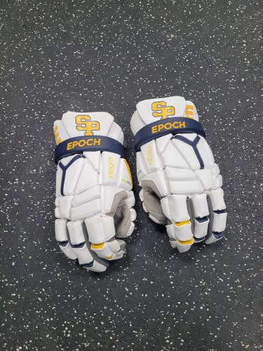 Used Epoch Integra Lacrosse Gloves Mens White 12" 11849-s000039662