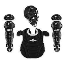 New All Star Future Star Fast Pitch Softball Catcher Set 9-12 11835-astckw-fs2-912-bk