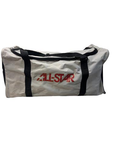 Used All Star Allstar Duffle Catchers Bag Bb Sb Team Catcher Bag White 11835-s000196771