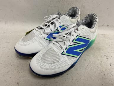 Used New Balance 3000v7 Pl3000i7 Molded Bb Sb Cleats White Senior 9.5 11855-s000203035