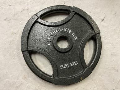 Used Fitness Gear Olympic Plate Grey 35 Lb 11855-s000203175