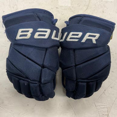 Used Bauer Team Vapor Senior Gloves Navy Blue 14" 11855-s000198066