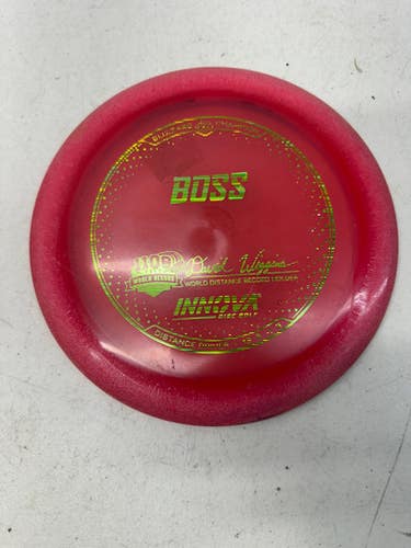 Used Innova Boss Blizard Disc Golf Driver Red 11835-s000195442