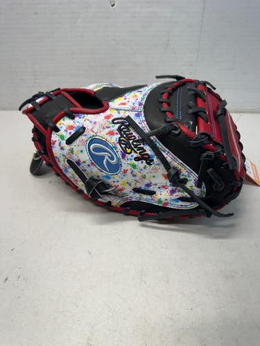 New Rawlings Prorcm335-23b Bb Sb Catchers Rh Throw White Black Red 33 1 2" 11835-s000195884