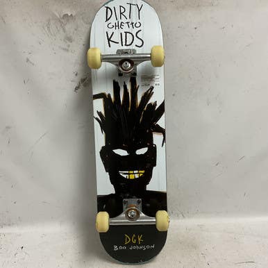Used Dgk Dgk Boo Johnson Complete Skateboard White Regular 11855-s000200818