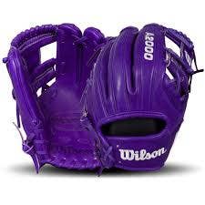 New Wilson A2000 Region 1786 Purple Monochrome 11.5" Baseball Glove 11835-wilwbw104299115
