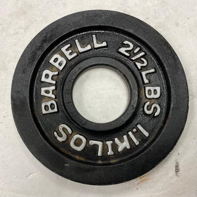 Used Cap Barbell Olympic Plate Black 2.5 Lb 11855-s000204200