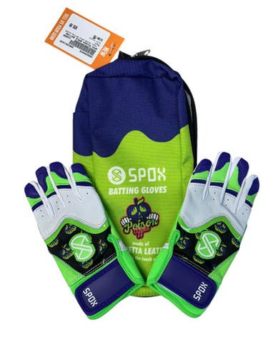 New Poison Apple Batting Gloves Bb Sb Batting Gloves Purple Md 11835-s000204838