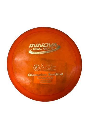 Used Innova Champion Teebird Climo 12x Disc Golf Driver Orange 175g 11835-s000205955