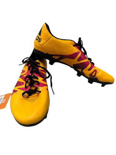Used Adidas X 15.4 Soccer Cleats Gold Senior 10 11835-s000206023