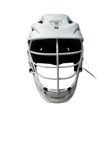 Used Warrior Burn Lacrosse Helmet White Lg 11835-s000207356