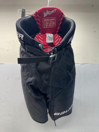 Used Bauer S18 Lil Sport Junior Pant Black And Red Sm 11835-s000191975